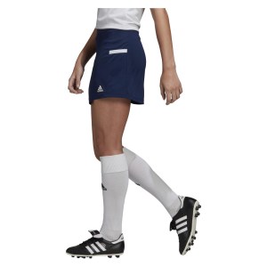Adidas Womens Team 19 Skort Team Navy Blue-White