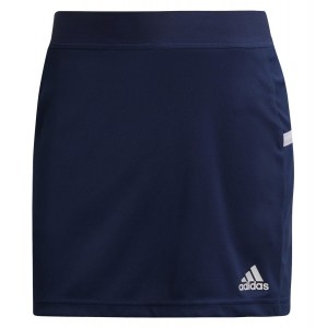 Adidas Womens Team 19 Skort Team Navy Blue-White