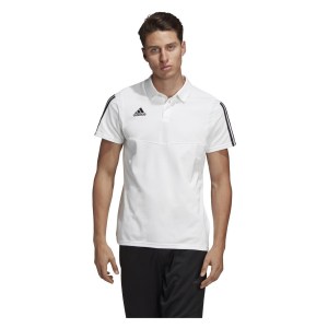 Adidas Tiro 19 Polo White-Black