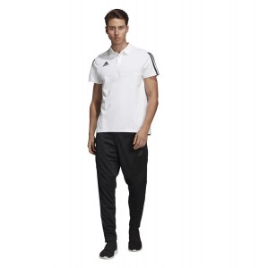 Adidas Tiro 19 Polo White-Black