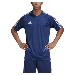 Adidas Tiro 19 Training Tee Dark Blue-Bold Blue-White