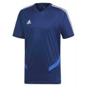 Adidas Tiro 19 Training Tee Dark Blue-Bold Blue-White
