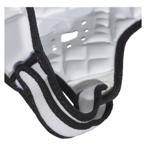Adidas-LP Rugby Headguard Wht-Black