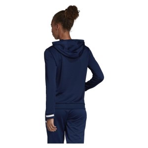 Adidas Womens Team 19 Hoody (w) Team Navy Blue-White