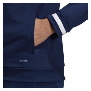Adidas Womens Team 19 Hoody (w) Team Navy Blue-White