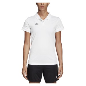 Adidas Womens Team 19 Polo (w) White