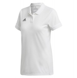 Adidas Womens Team 19 Polo (w) White