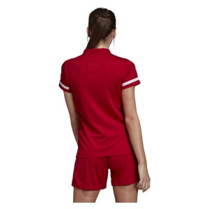 Adidas Womens Team 19 Polo (w) Power Red-White