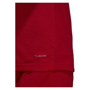 Adidas Womens Team 19 Polo (w) Power Red-White