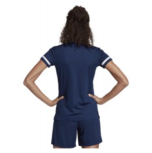 Adidas Womens Team 19 Polo (w) Team Navy Blue-White