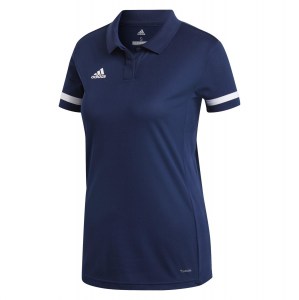 Adidas Womens Team 19 Polo (w) Team Navy Blue-White