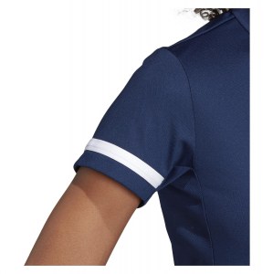 Adidas Womens Team 19 Polo (w) Team Navy Blue-White