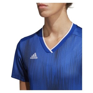 Adidas Womens Tiro 19 Jersey (w) Bold Blue-White