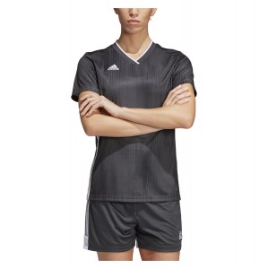 Adidas Womens Tiro 19 Jersey (w) Dgh Solid Grey-White