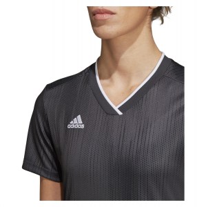 Adidas Womens Tiro 19 Jersey (w) Dgh Solid Grey-White
