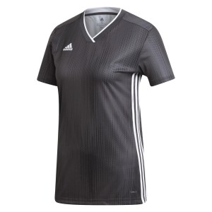 Adidas Womens Tiro 19 Jersey (w) Dgh Solid Grey-White