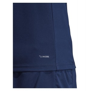 Adidas Womens Team 19 Short Sleeve Jersey (w) Team Navy Blue-White