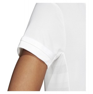 Adidas Womens Team 19 Short Sleeve Jersey (w) White