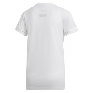 Adidas Womens Team 19 Short Sleeve Jersey (w) White