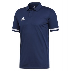 Adidas Team 19 Polo (m) Team Navy Blue-White