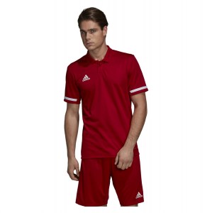 Adidas Team 19 Polo (m) Power Red-White