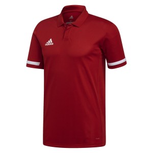 Adidas Team 19 Polo (m) Power Red-White