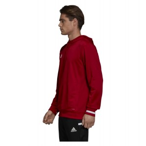Adidas Team 19 Hoody (m) Power Red-White