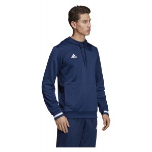 Adidas Team 19 Hoody (m) Team Navy Blue-White