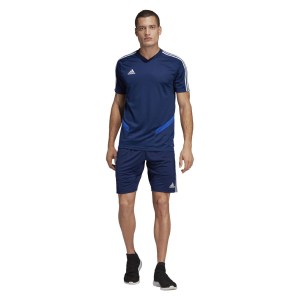 Adidas Tiro 19 Training Shorts Dark Blue-White