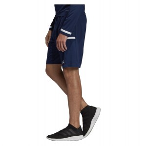 Adidas Team 19 Knit Short Team Navy Blue-White