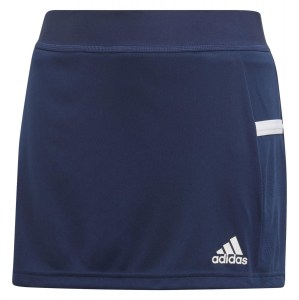 Adidas Womens Team 19 Skort Youth Team Navy Blue-White