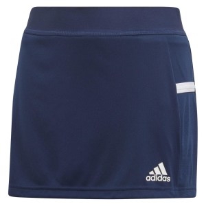 Adidas Womens Team 19 Skort Youth Team Navy Blue-White