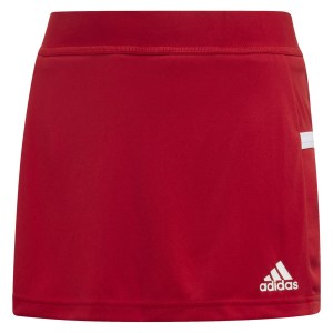 Adidas Womens Team 19 Skort Youth Power Red-White