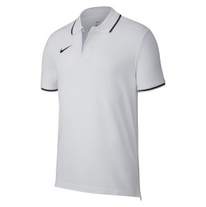 Nike Team Club 19 Polo White-Black