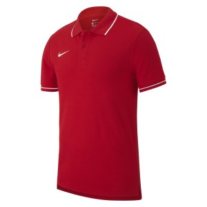 Nike Team Club 19 Polo University Red-White
