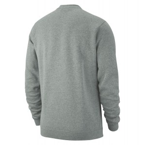 Nike Team Club 19 Crew Sweatshirt Dk Grey Heather-Black