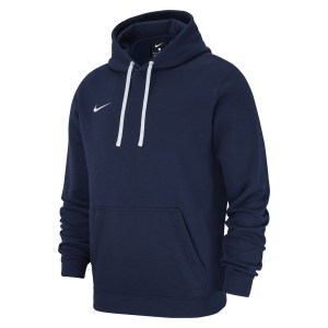 Nike Team Club 19 Hoodie Obsidian-Obsidian-White-White