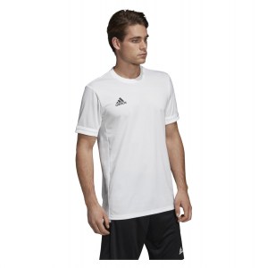 Adidas Team 19 Short Sleeve Jersey (m) White