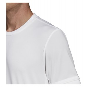 Adidas Team 19 Short Sleeve Jersey (m) White