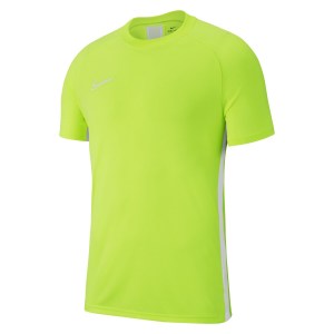 Nike Dri-fit Academy 19 Short Sleeve Top Volt-White-White