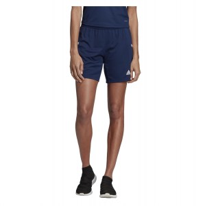 Adidas Womens Team 19 Knit Short (w) Team Navy Blue-White