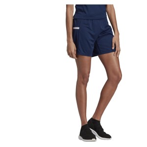 Adidas Womens Team 19 Knit Short (w) Team Navy Blue-White