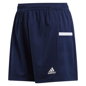 Adidas Womens Team 19 Knit Short (w) Team Navy Blue-White