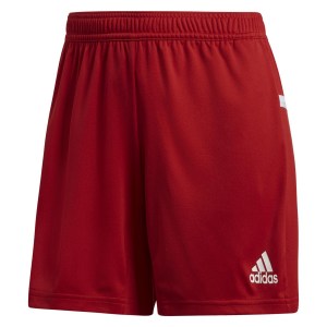 Adidas Womens Team 19 Knit Short (w) Power Red-White