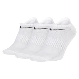 Nike Everyday Lightweight No-show Training Socks (3 Pair) White-Black