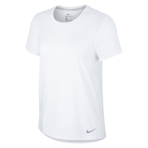 Nike Womens Short-sleeve Running Top White-White