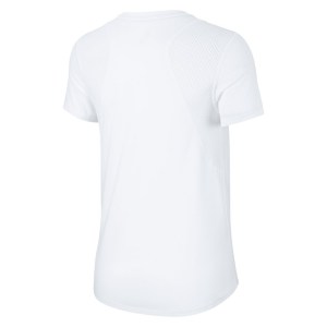 Nike Womens Short-sleeve Running Top White-White
