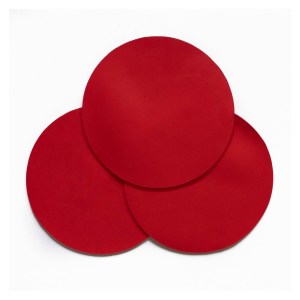 Flat Round Markers Red