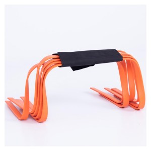 Super Agility 9'' Hurdles (set Of 6) With Carry Handle Orange