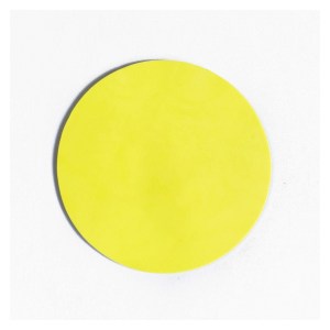 Flat Round Markers Yellow